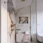 marble shower